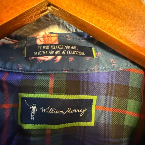 The Llama Mens Button Down Polo William Murray Golf Size Medium - Picture 4 of 6